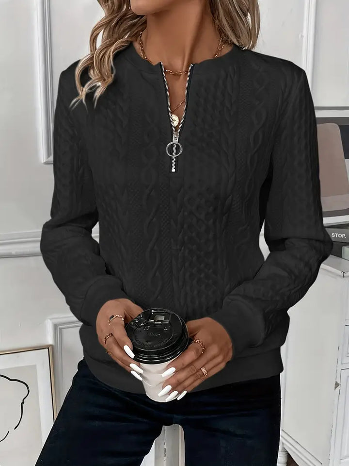 Amora Women's Soft Knit Sweater – Everyday Comfort & Casual Elegance
