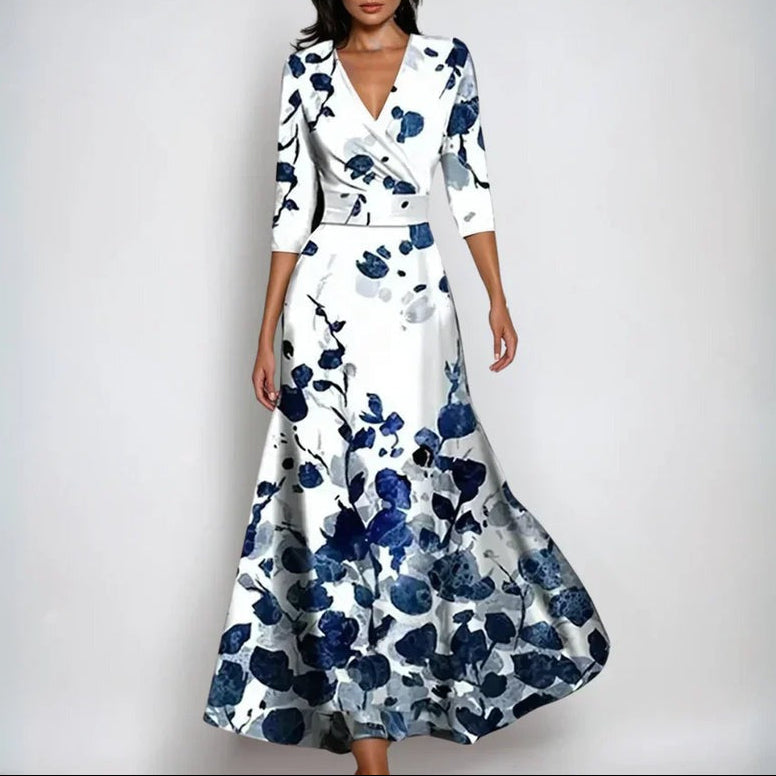 Sanne™ - Comfortable Dress with Three-Quarter Sleeves
