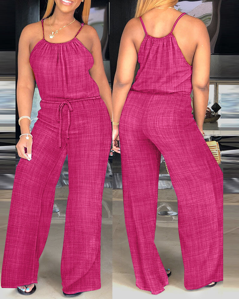 Sophie | Adjustable Strap Jumpsuit