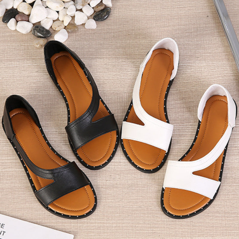 MARY - Flat Sandals with Open Toe