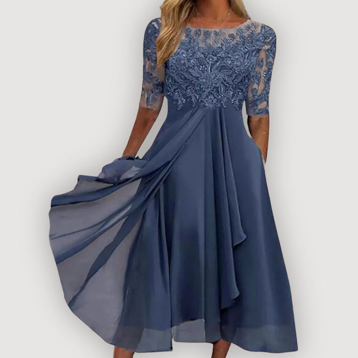 Paula | Elegant Chiffon Dress