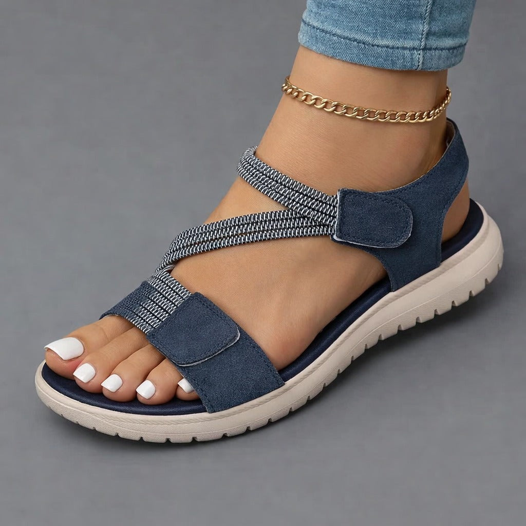 VELARA | Comfort Sandals with Elastic Straps