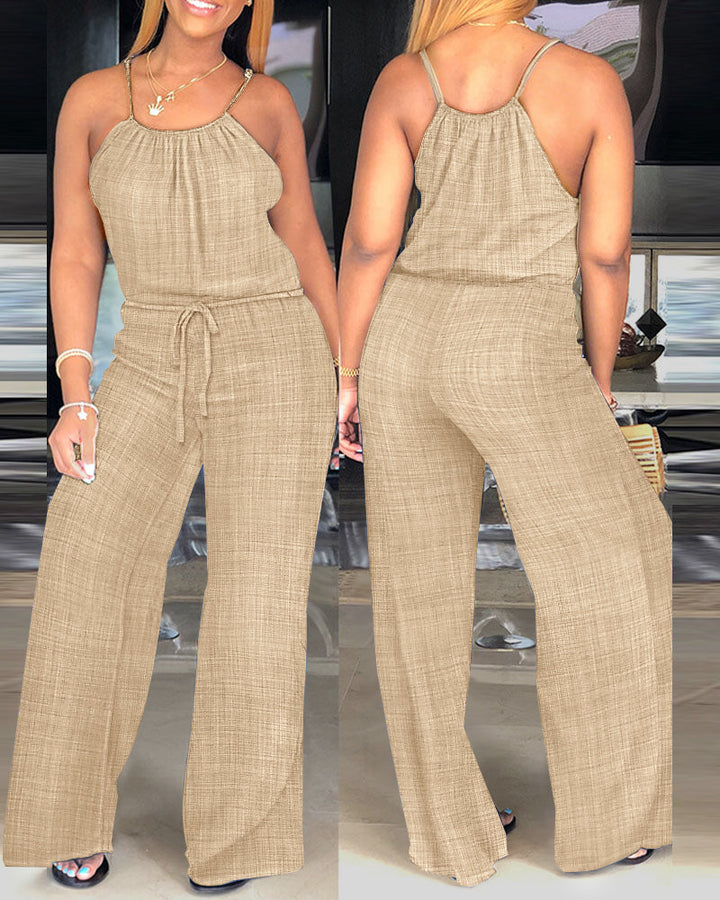Sophie | Adjustable Strap Jumpsuit