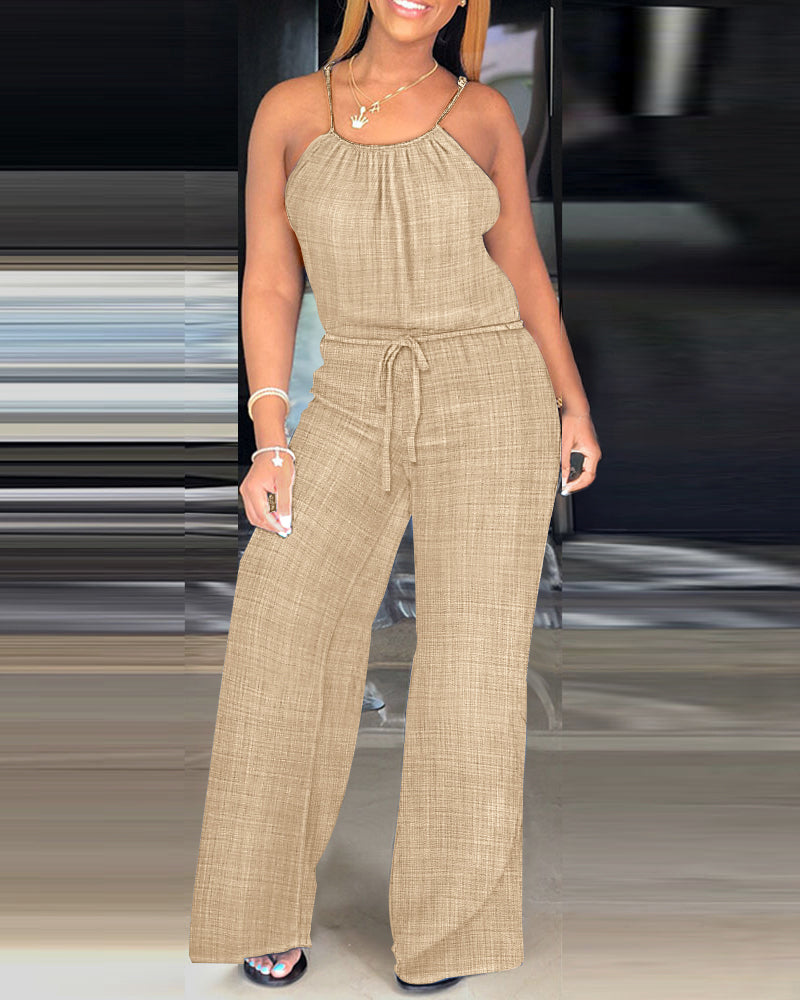 Sophie | Adjustable Strap Jumpsuit