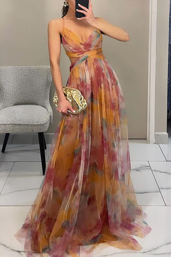 Sanne™ - Romantic Flowing Evening Dress