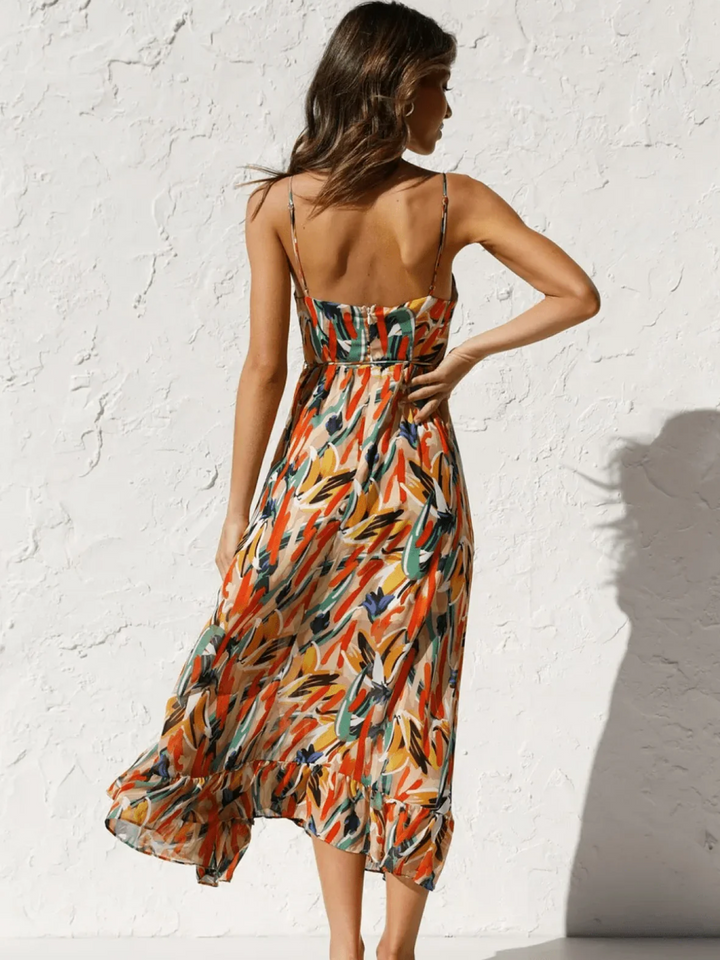 Chiara | Colorful Midi Dress Chiara