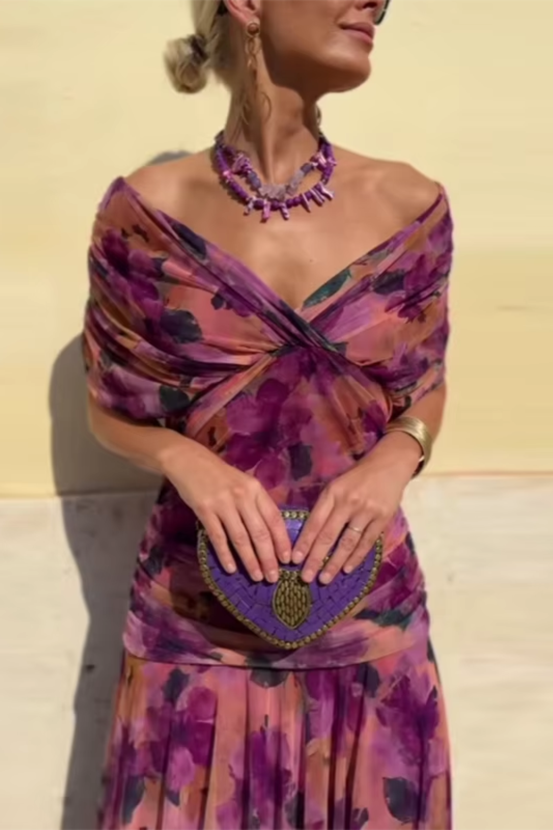Lady™ - Wrap Dress with Draped Cut