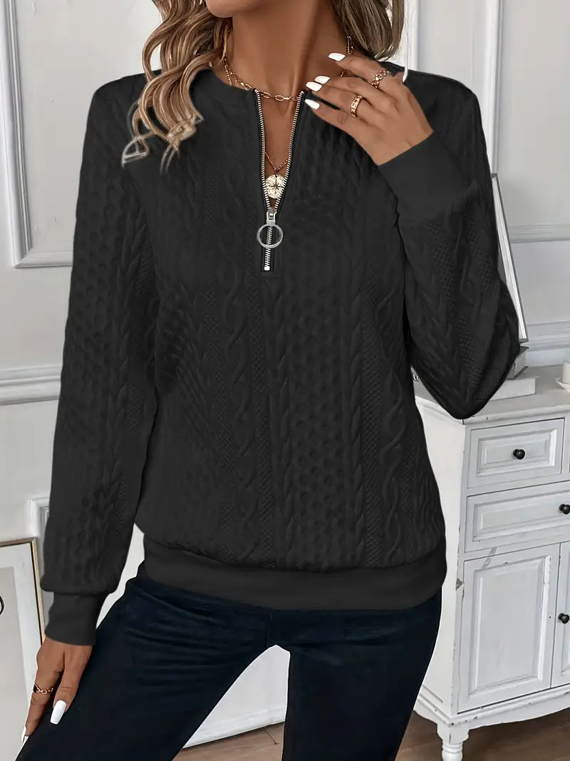 Amora Women's Soft Knit Sweater – Everyday Comfort & Casual Elegance