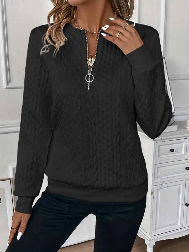 Amora Women's Soft Knit Sweater – Everyday Comfort & Casual Elegance