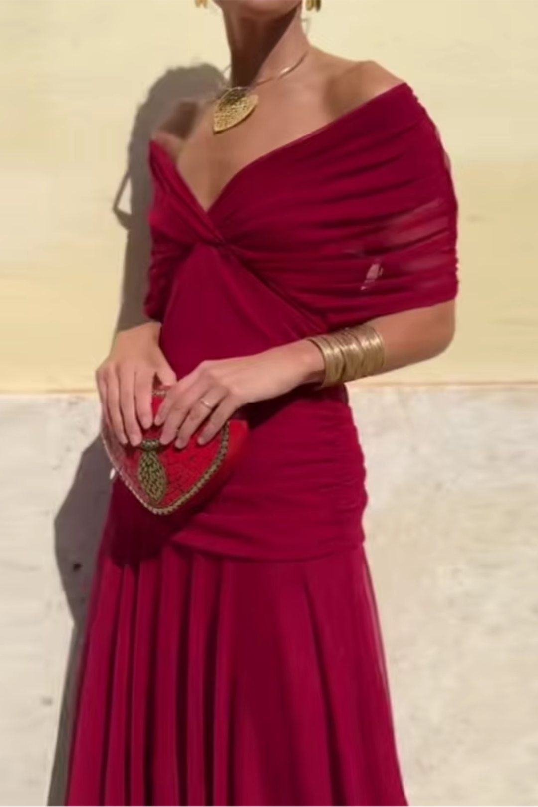 Lady™ - Wrap Dress with Draped Cut