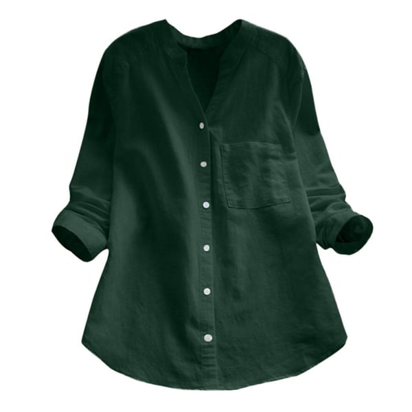 Aloyse Women's Shirt – Comfortable Breathable Linen-Cotton Blend & Relaxed Fit