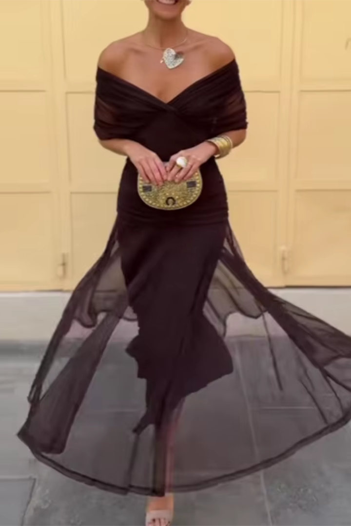 Lady™ - Wrap Dress with Draped Cut