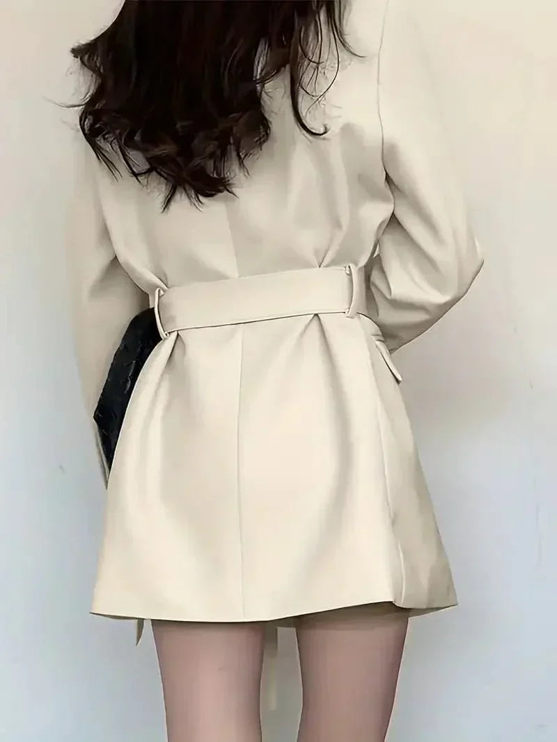 Nélia Blazer Dress for Women – Elegant Chic Tailored Dress with Long Sleeves for All Occasions