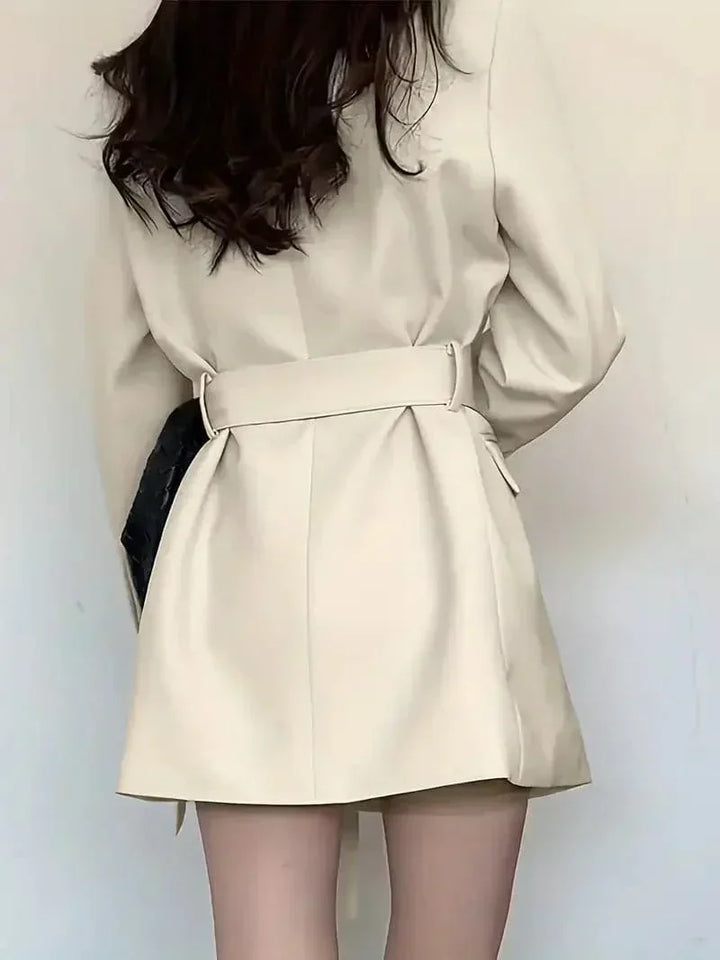 Nélia Blazer Dress for Women – Elegant Chic Tailored Dress with Long Sleeves for All Occasions