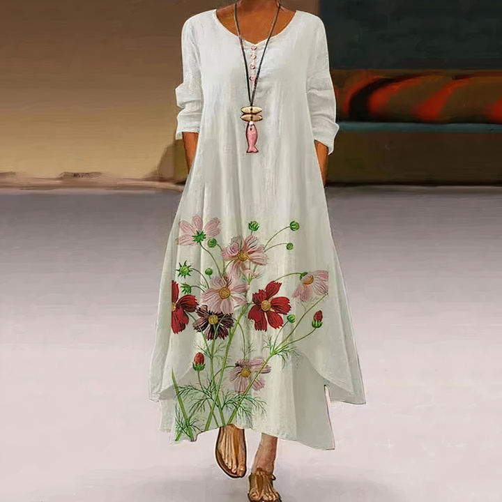Lizbeth Cotton Dress for Women – Elegant Eco-Friendly and Breathable Dress for All Seasons