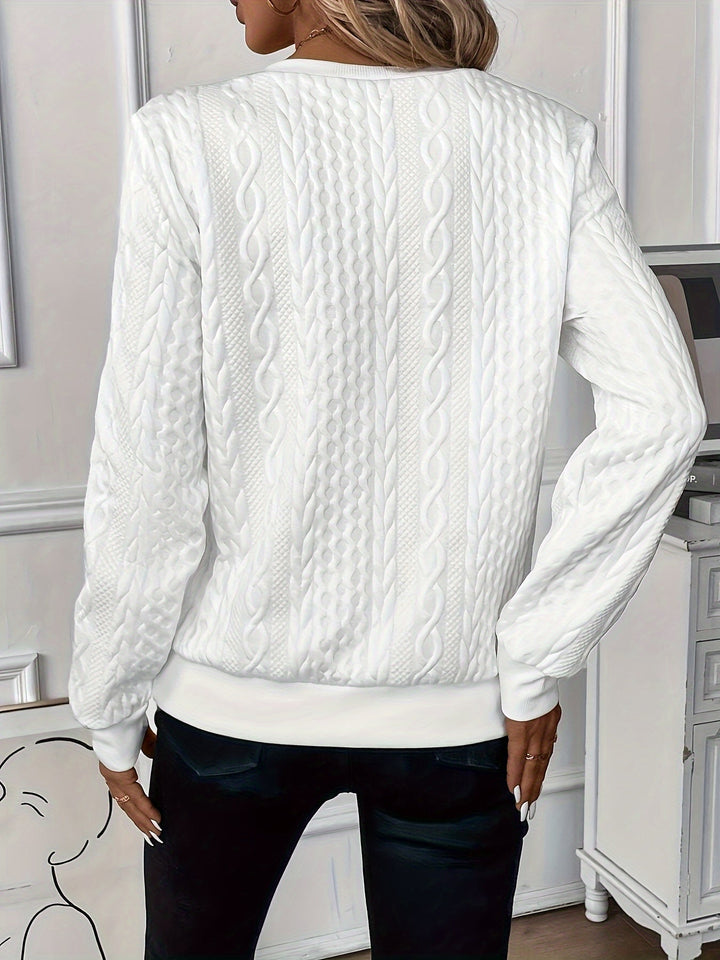 Amora Women's Soft Knit Sweater – Everyday Comfort & Casual Elegance