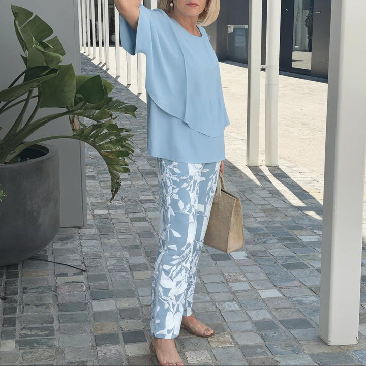 Monique | Elegant Two-Piece Set with 3/4 Sleeves
