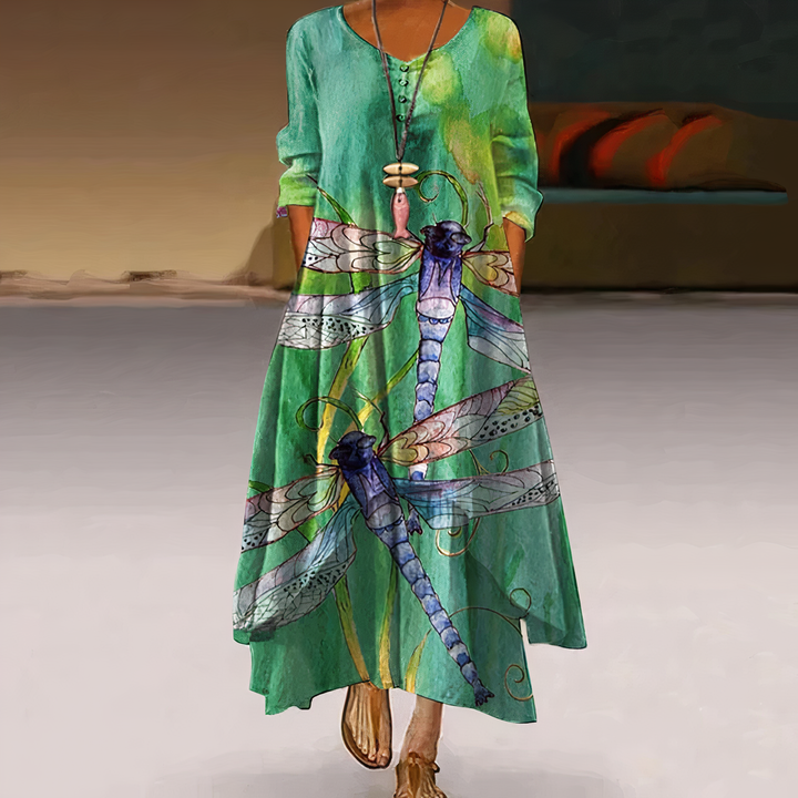 Lizbeth Cotton Dress for Women – Elegant Eco-Friendly and Breathable Dress for All Seasons