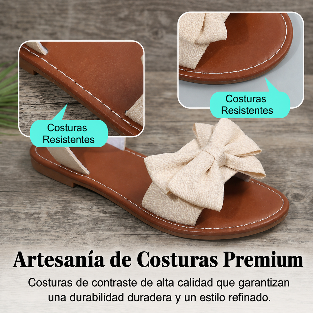 Ena | Elegant sandals with ankle straps and pearls