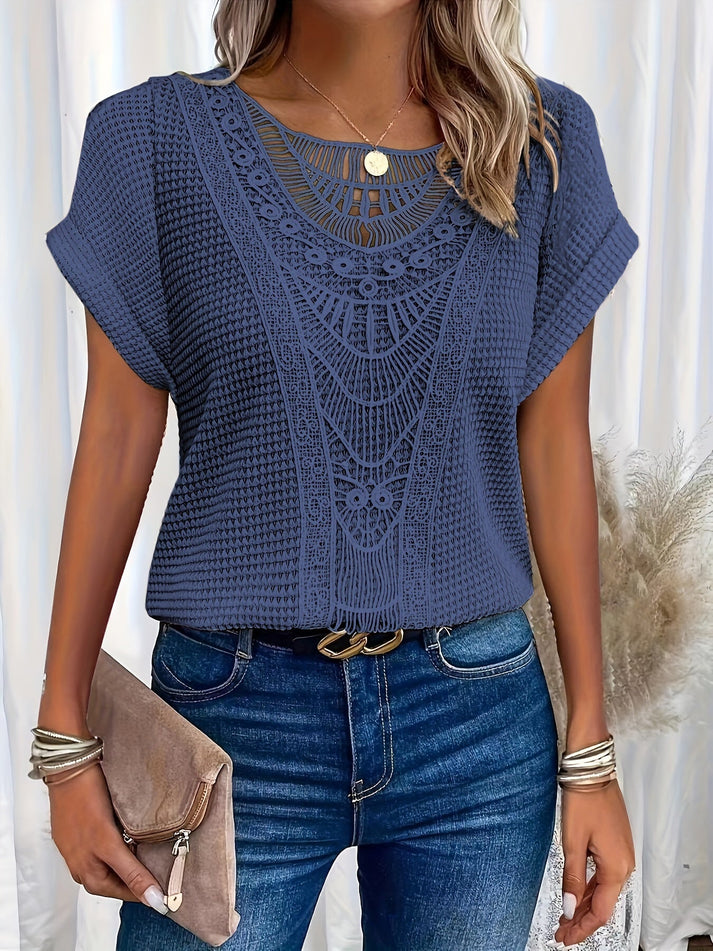 Noela Women's Lace Blouse – Elegant Women's Blouse with Luxurious Lace Design & Comfortable Fit