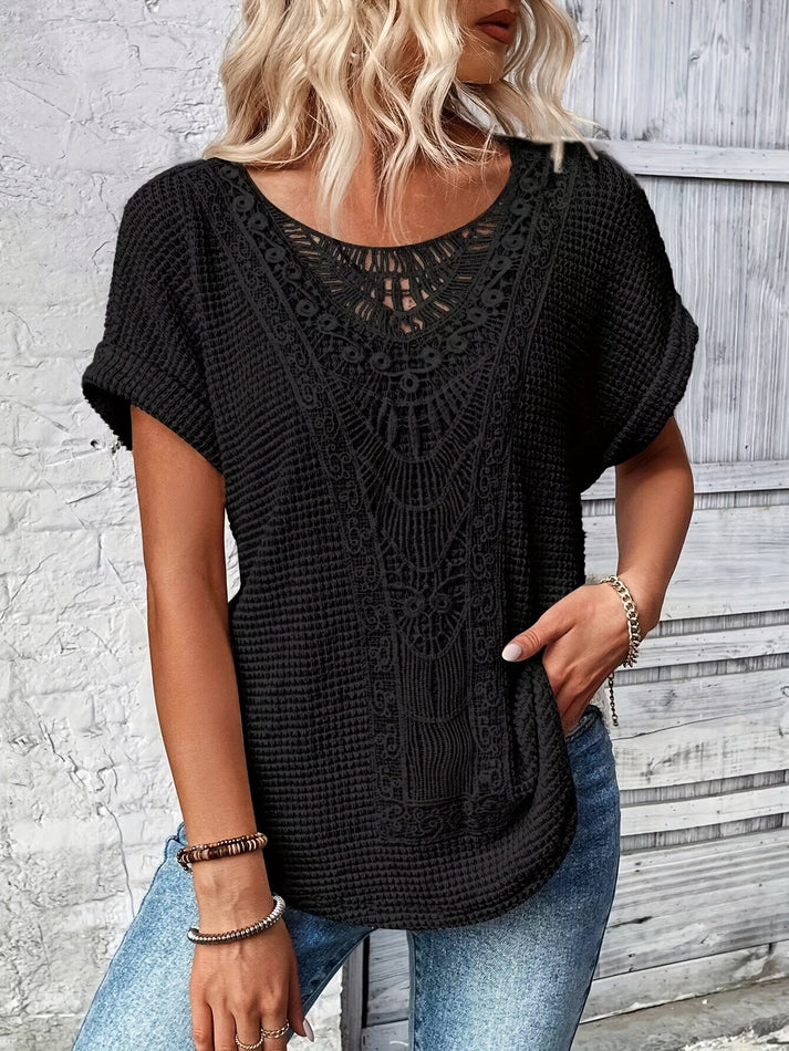 Noela Women's Lace Blouse – Elegant Women's Blouse with Luxurious Lace Design & Comfortable Fit