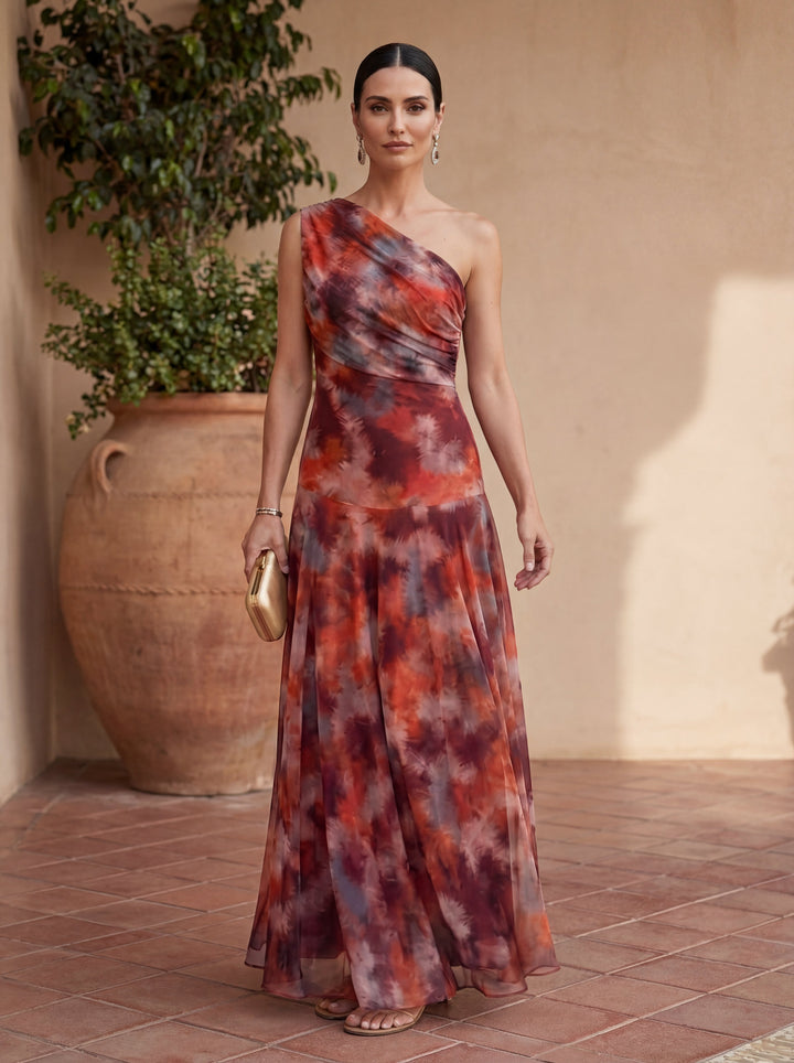 Uma - Flowing wide dress with an elegant design