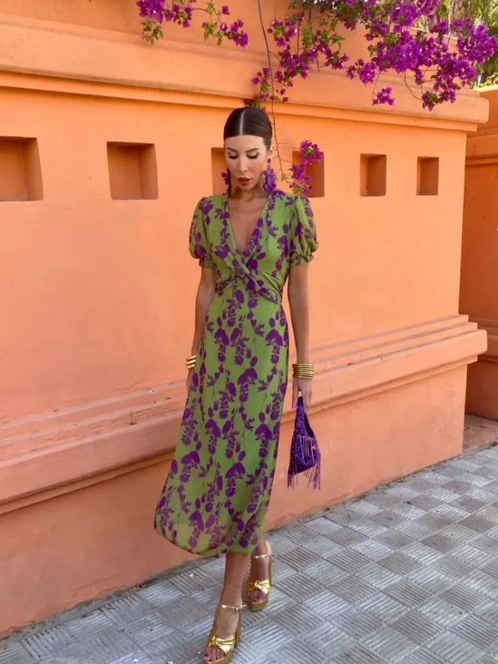 Lieke™ - Colorful Summer Print Dress
