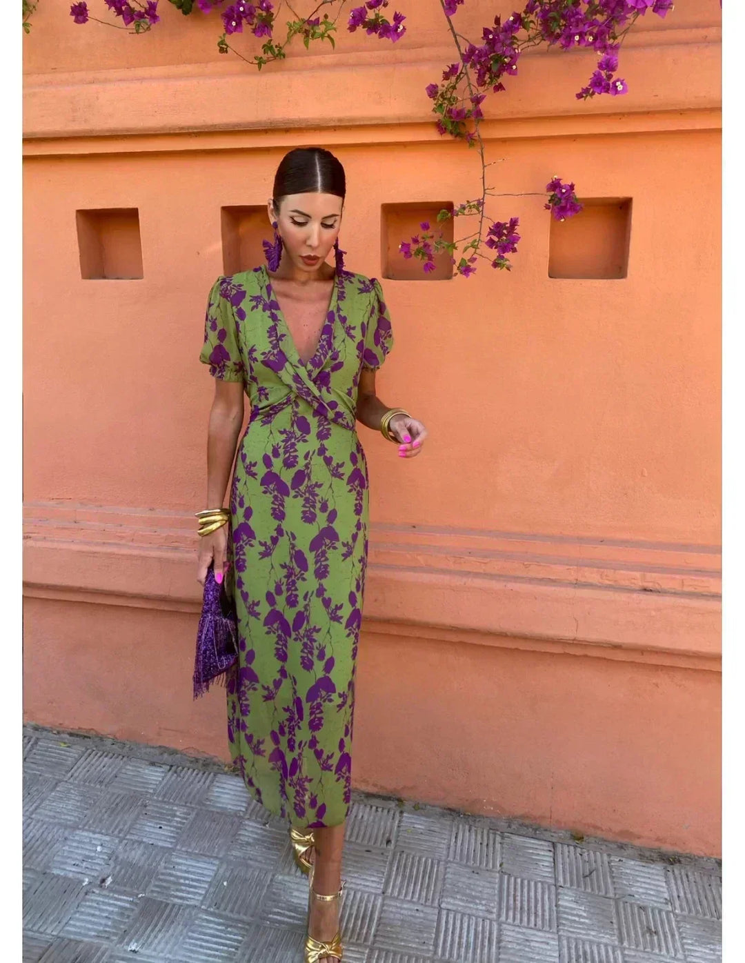 Lieke™ - Colorful Summer Print Dress