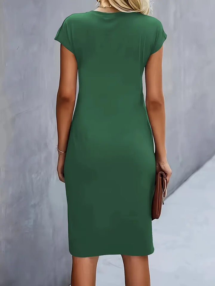 Katrien Midi Dress for Women – Elegant and Timeless Dress with Flattering Cut