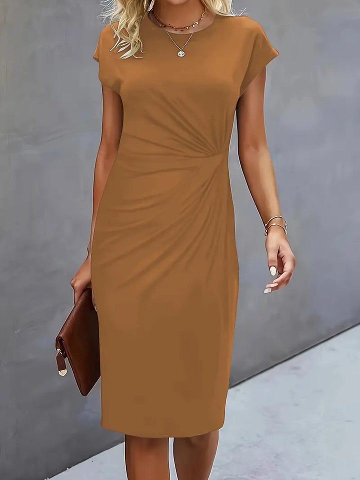 Katrien Midi Dress for Women – Elegant and Timeless Dress with Flattering Cut