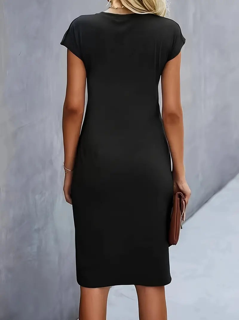 Katrien Midi Dress for Women – Elegant and Timeless Dress with Flattering Cut
