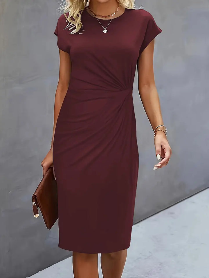 Katrien Midi Dress for Women – Elegant and Timeless Dress with Flattering Cut