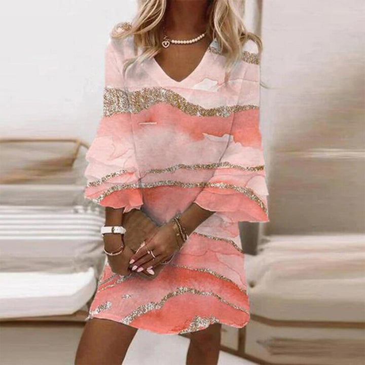 Anaïs Women's Dress – Trendy Print and Flattering Cut for Comfort and Style