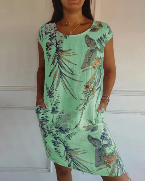 Azalea Summer Dress for Women – Lightweight & Flattering Cotton-Linen for Leisure & Travel