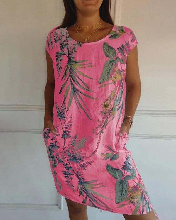 Azalea Summer Dress for Women – Lightweight & Flattering Cotton-Linen for Leisure & Travel