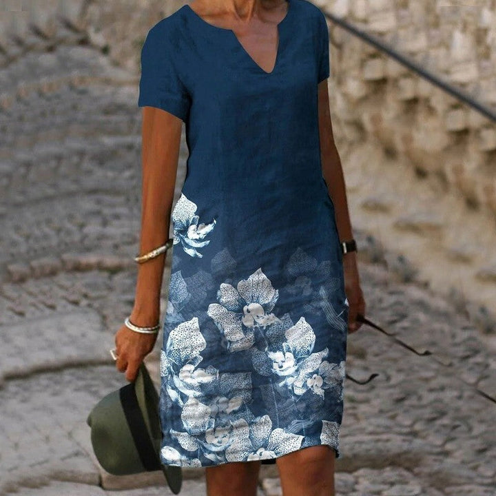 Isabelle Summer Dress for Women – Lightweight Floral Dress with Elegant Cut & Breathable Comfort