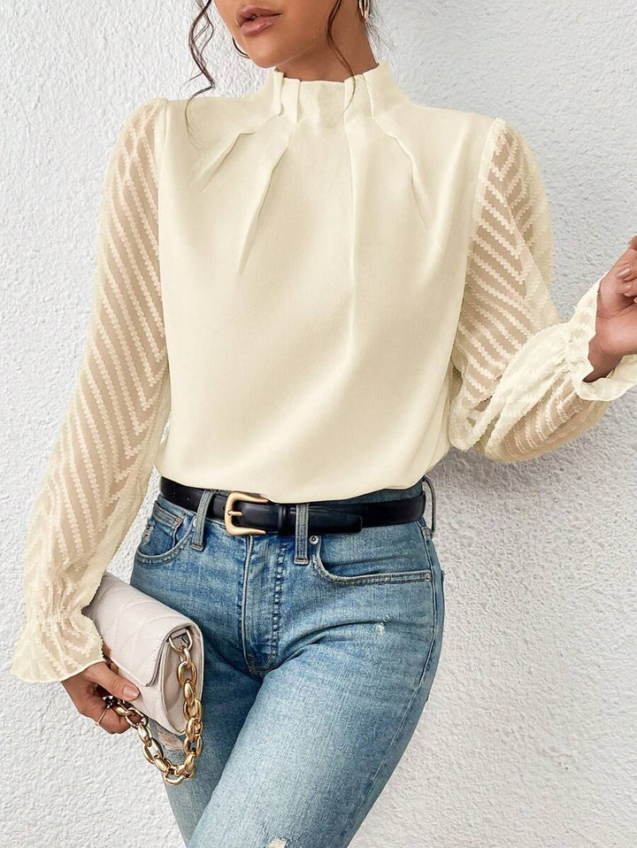 Women's Blouse Sophie – Elegant Printed Top, Breathable & Versatile for Work and Leisure