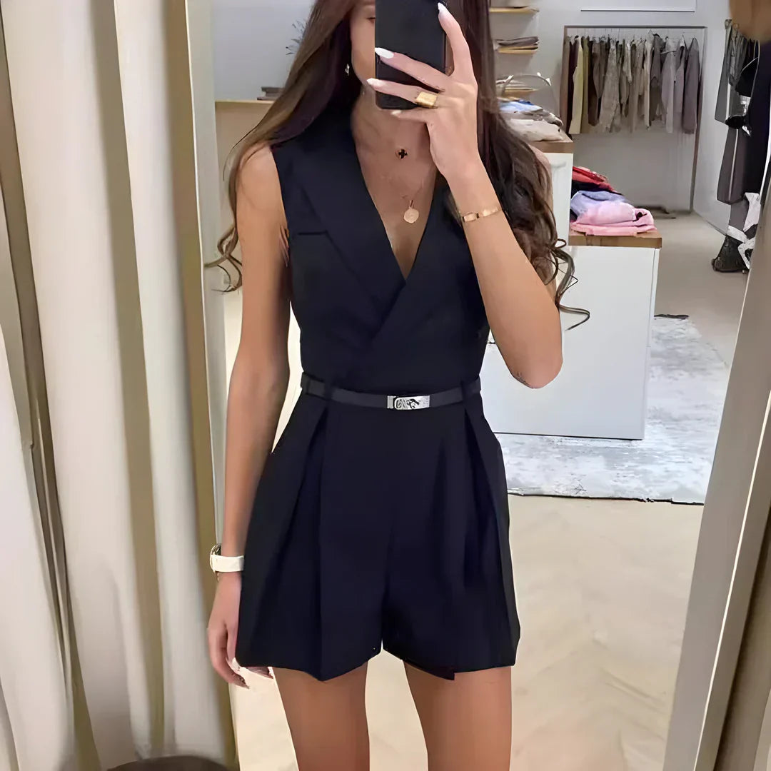 FRANCESCA | Stylish Sleeveless Jumpsuit