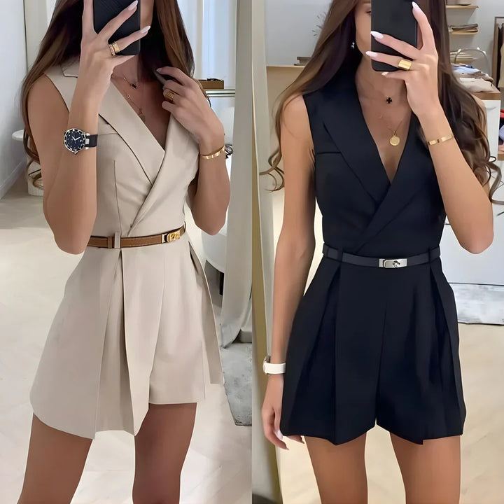 FRANCESCA | Stylish Sleeveless Jumpsuit