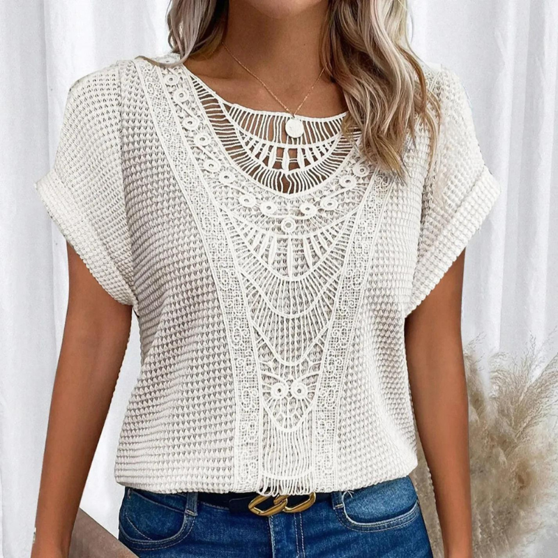 Helene Women's Top – Elegant lace design with flattering cut & comfortable fabric