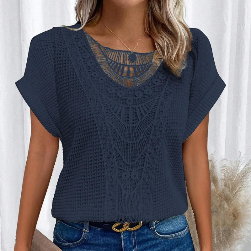 Helene Women's Top – Elegant lace design with flattering cut & comfortable fabric