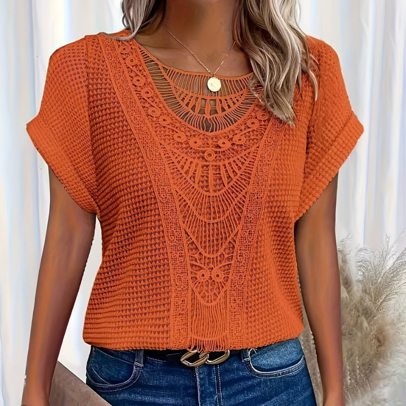 Helene Women's Top – Elegant lace design with flattering cut & comfortable fabric