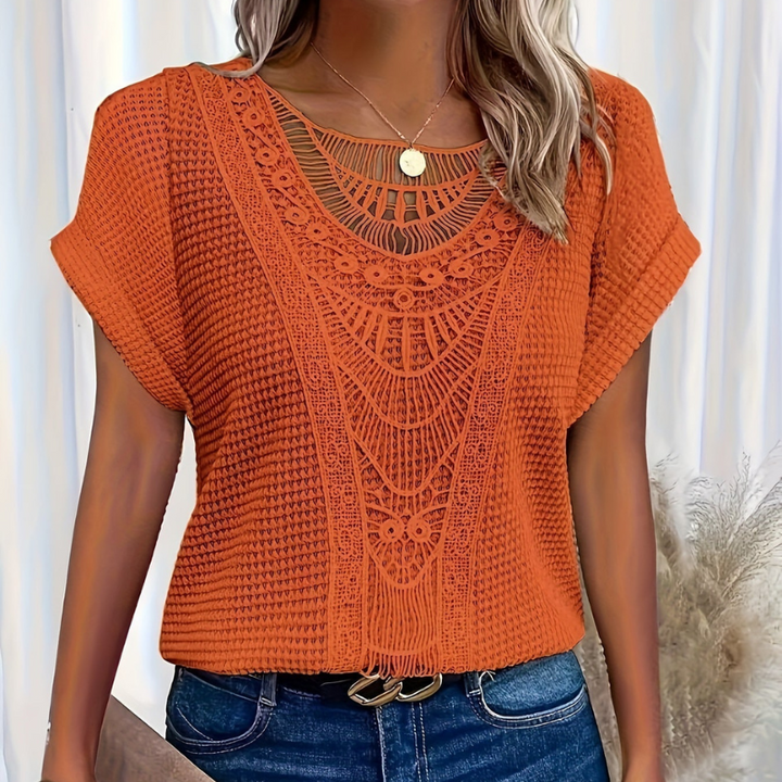 Helene Women's Top – Elegant lace design with flattering cut & comfortable fabric