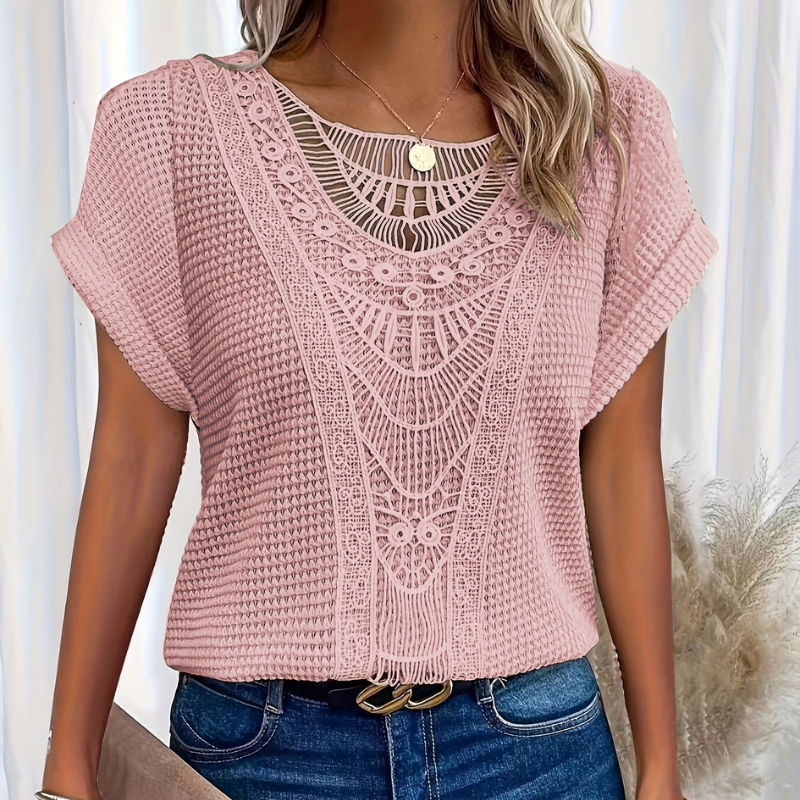 Helene Women's Top – Elegant lace design with flattering cut & comfortable fabric