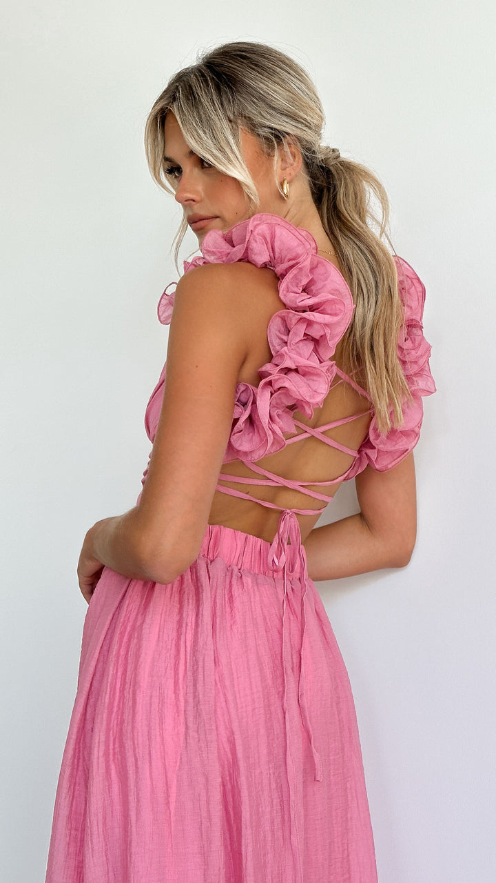 Leah | Elegant Dress with Deep V-Neck