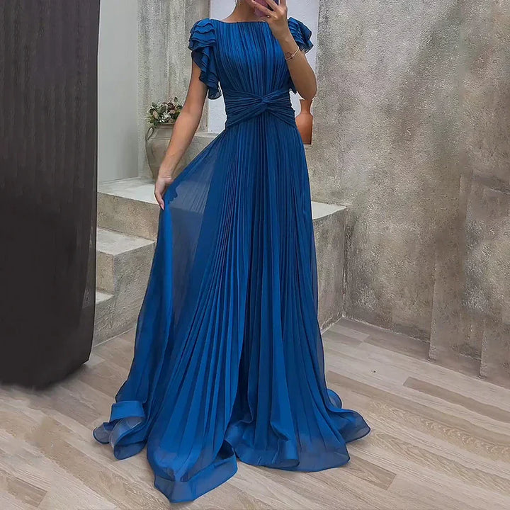 Mud™ - Elegant Pleated Evening Dress