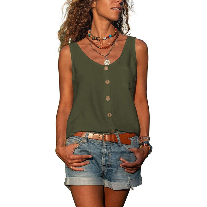 Blisse Women's Tank Top – Ibiza Elegance, Flattering Cut & Premium Materials