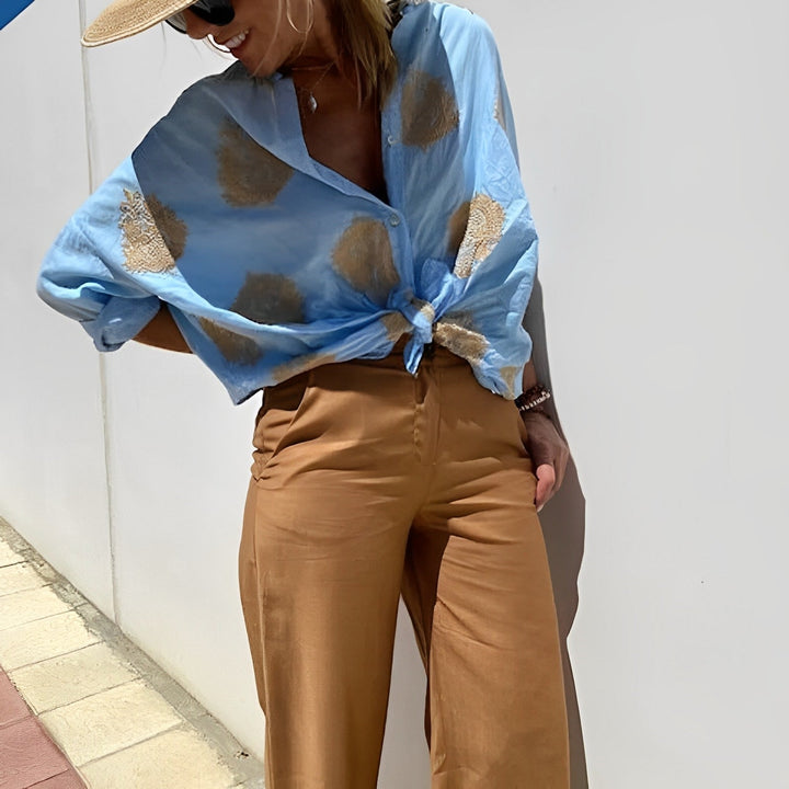 Bohemian Blouse for Women Agnes – Lightweight Summer Top with Relaxed Fit and Boho Feminine Style