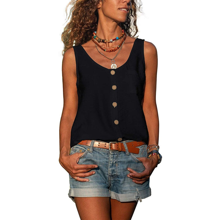 Blisse Women's Tank Top – Ibiza Elegance, Flattering Cut & Premium Materials