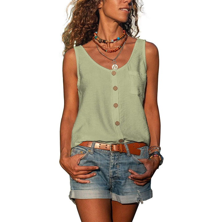 Blisse Women's Tank Top – Ibiza Elegance, Flattering Cut & Premium Materials